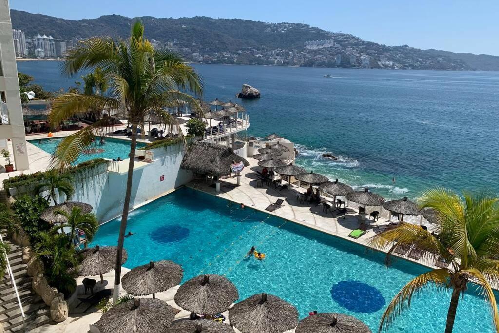 Suite Frente Al Mar En El Corazon De Акапулко Екстериор снимка